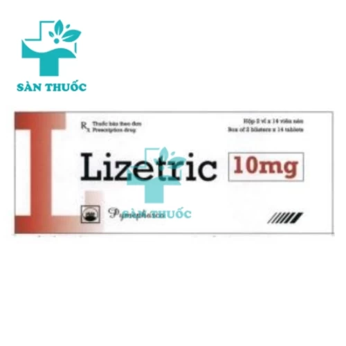 Lizetric 10mg Pymepharco - Thuốc trị tăng huyết áp dạng uống