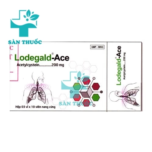 Lodegald-Ace - Thuốc tiêu nhầy do viêm phế quản mãn tính