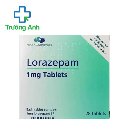 Lorazepam 1mg Genus Pharma - Thuốc điều trị rối loạn lo âu