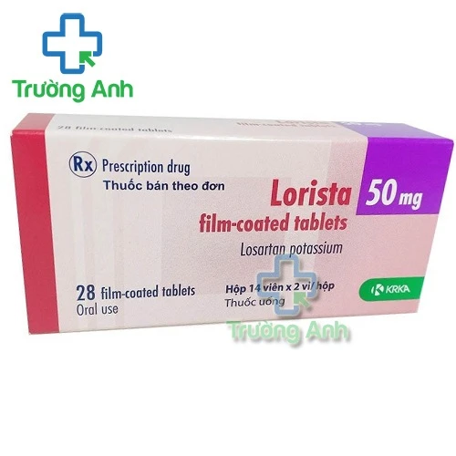 Lorista 50mg - Thuốc điều trị huyết áp cao hiệu quả