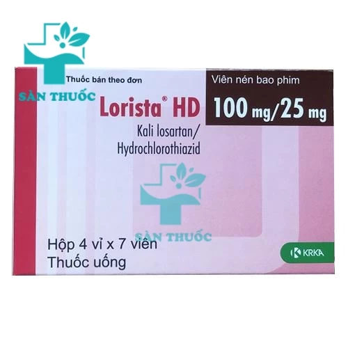Lorista HD 100mg/25mg KRKA - Thuốc điều trị tăng huyết áp