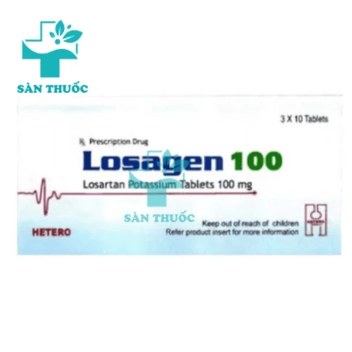Losagen 100 Hetero - Thuốc điều trị tăng huyết áp của Ấn Độ