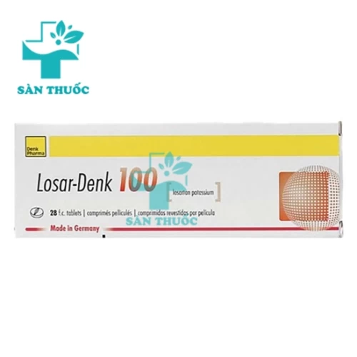 Losar-Denk 100 - Thuốc điều trị bệnh tăng huyết áp hiệu quả