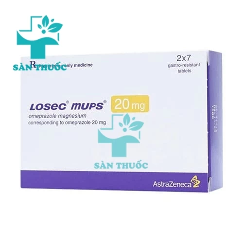 Losec Mups 20mg - Thuốc điều trị viêm loét dạ dày, tá tràng hiệu quả của Thủy Điển