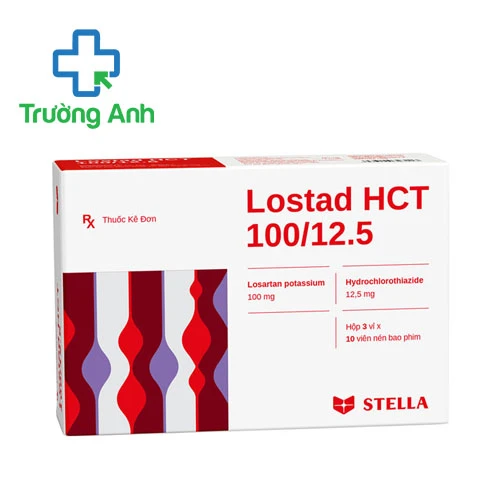 Lostad HCT 100/12.5 Stada - Thuốc điều trị tăng huyết áp