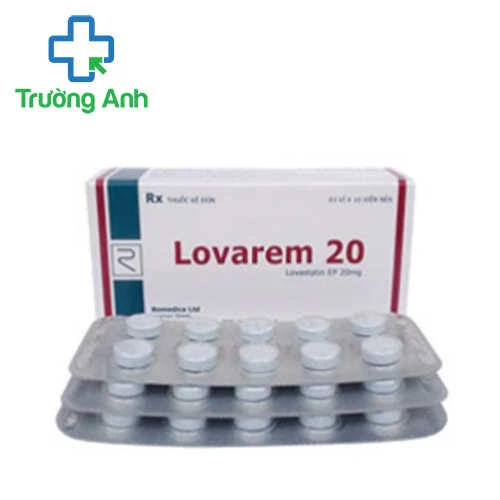 Lovarem 20mg Remedica - Thuốc trị Cholesterol tăng cao của CH Síp