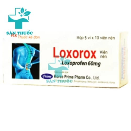 Loxorox 60mg Korea Prime - Thuốc chống viêm, giảm đau, hạ sốt