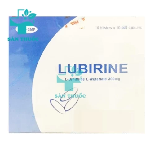 Lubirine 300mg - Thuốc trị tăng amoniac trong bệnh gan hiệu quả