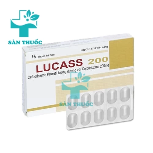 Lucass 200 Maxim - Thuốc điều trị nhiễm khuẩn nhẹ của Ấn Độ