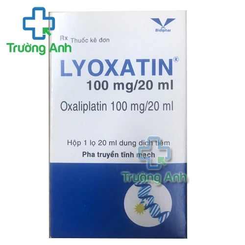 Lyoxatin 100mg/20ml - Thuốc điều trị bổ trợ ung thư của Bidiphar