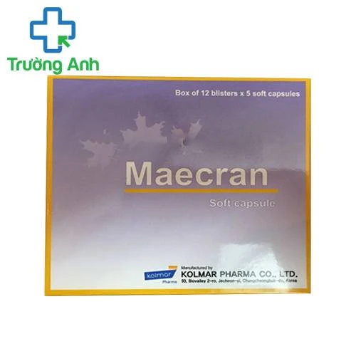 Maecran - Giúp tăng cường sức khỏe hiệu quả của Hàn Quốc