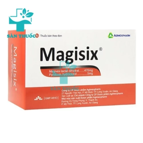 Magisix Agimexpharm - Thuốc điều trị thiếu magnesi hiệu quả