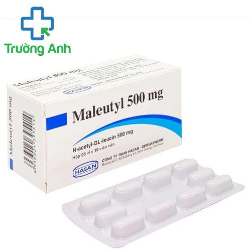 Maleutyl 500mg - Thuốc điều trị triệu chứng chóng mặt hiệu quả