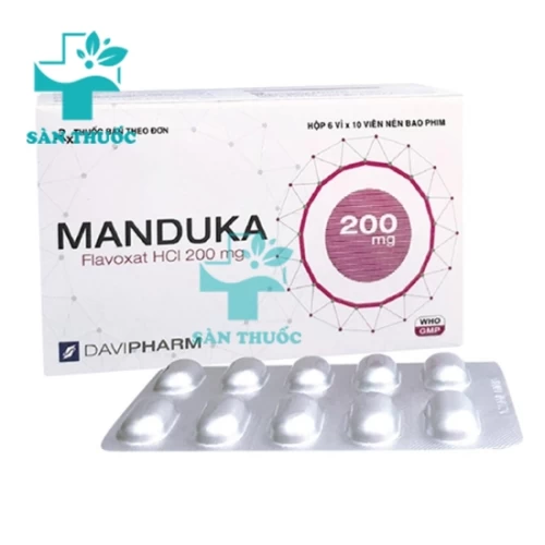 Manduka - Thuốc chống co thắt đường tiết niệu của Davipharm