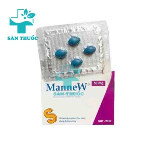 Mannew 50mg Armephaco - Thuốc điều trị rối loạn cương dương