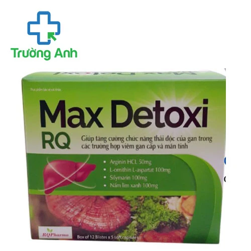 Max Detoxi RQ Santex - Giúp giải độc gan, bảo vệ gan hiệu quả