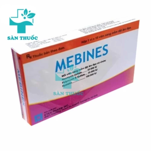 Mebines - Giúp điều trị nhiễm trùng âm đạo hiệu quả