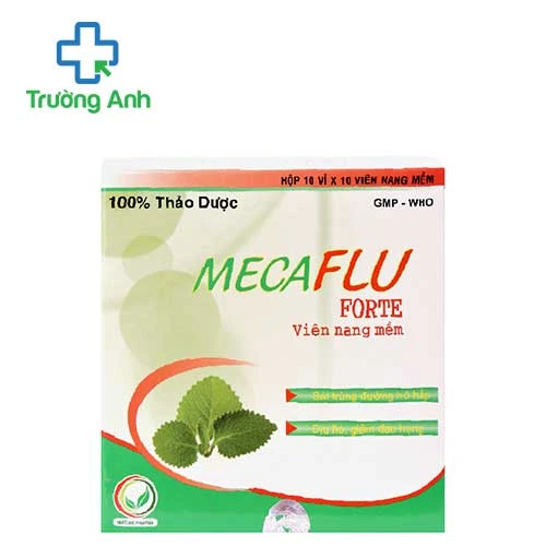 Mecaflu forte - Làm giảm triệu chứng ho, đau họng hiệu quả