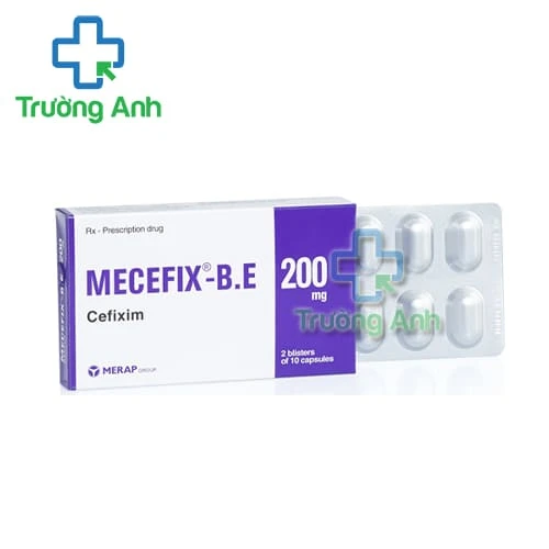 Mecefix-B.E 200mg Merap - Thuốc điều trị nhiễm khuẩn