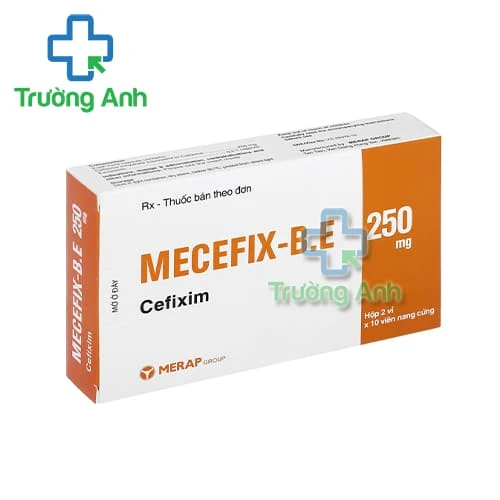 Mecefix-B.E 250mg Merap - Thuốc điều trị nhiễm khuẩn