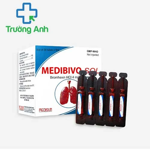 Medibivo Sol - Thuốc tiêu chất nhầy đường hô hấp của Medisun