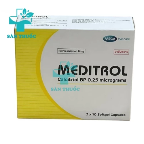 Meditrol 0,25mcg Mega - Thuốc điều trị bệnh loãng xương hiệu quả