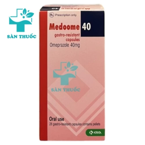 Medoome 40 Krka - Thuốc điều trị loét dạ dày tá tràng