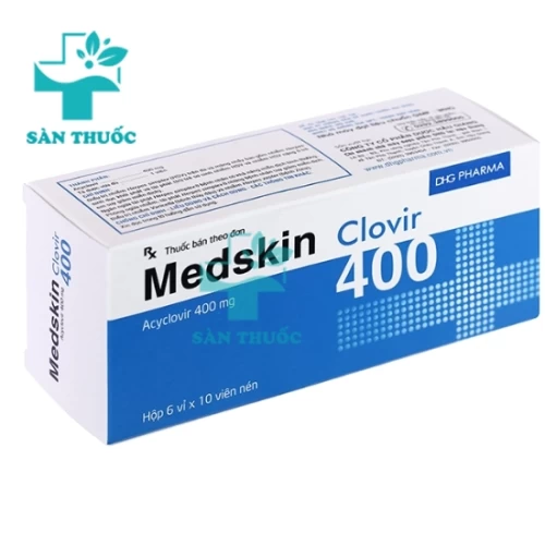 Medskin Clovir 400 DHG - Điều trị nhiễm virus Herpes simplex
