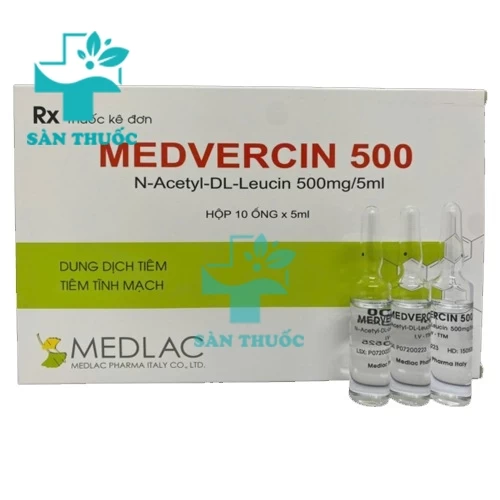 Medvercin 500 Medlac - Thuốc điều trị chứng chóng mặt