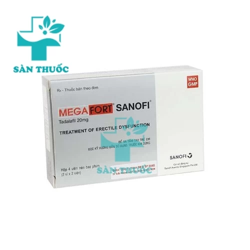 Mega Fort 20mg - Thuốc điều trị rối loạn cương dương hiệu quả