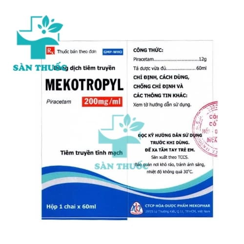 Mekotropyl 200mg/ml - Giúp điều trị tổn thương não hiệu quả