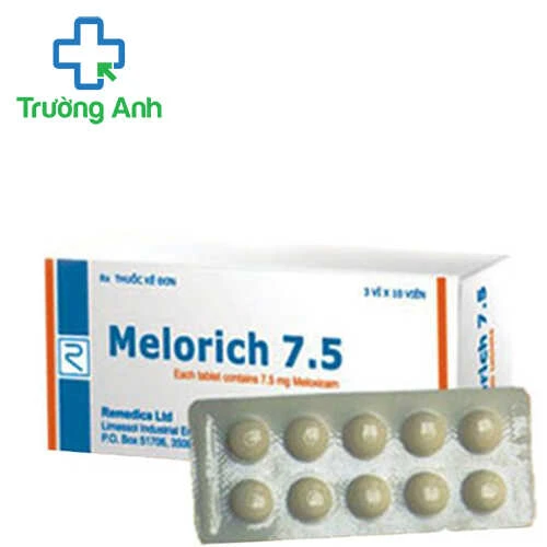 Melorich 7,5mg Remedica - Thuốc giảm viêm xương khớp hiệu quả