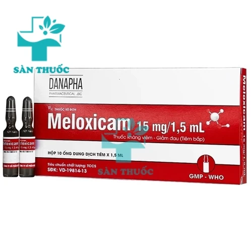 Meloxicam 15mg/1,5ml Danapha - Thuốc điều trị viêm khớp