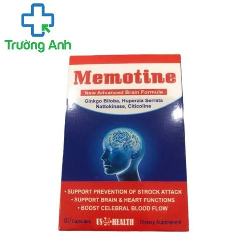 Memotine - Hỗ trợ tăng cường tuần hoàn não hiệu quả của Mỹ