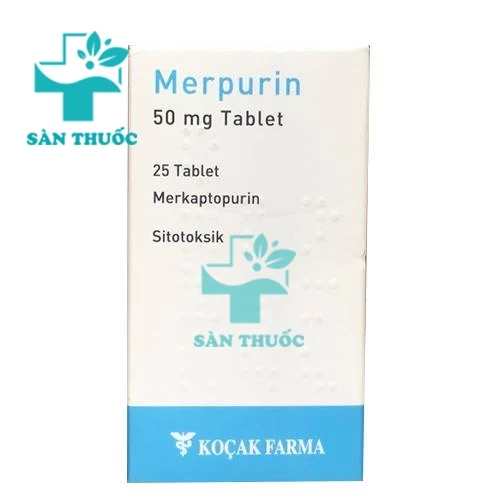 Merpurin 50mg Kocak pharma - Điều trị bệnh bạch cầu cấp