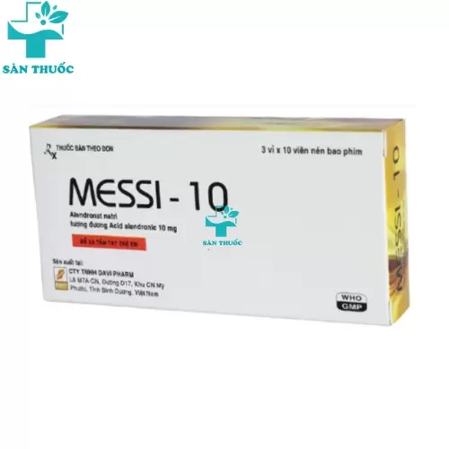 Messi-10 - Alendronic acid 10mg Davipharm