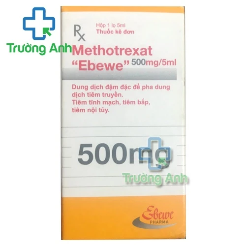 Methotrexat "ebewe" 500mg/5ml - Thuốc điều trị ung thư của Áo