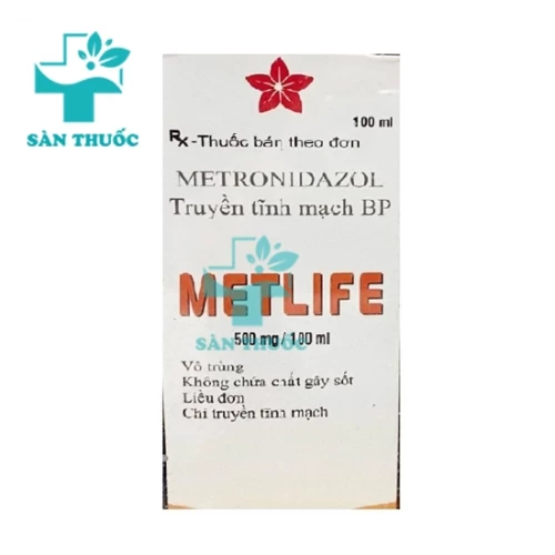 Metlife 500mg/100ml - Ngăn ngừa nhiễm khuẩn trong phẫu thuật