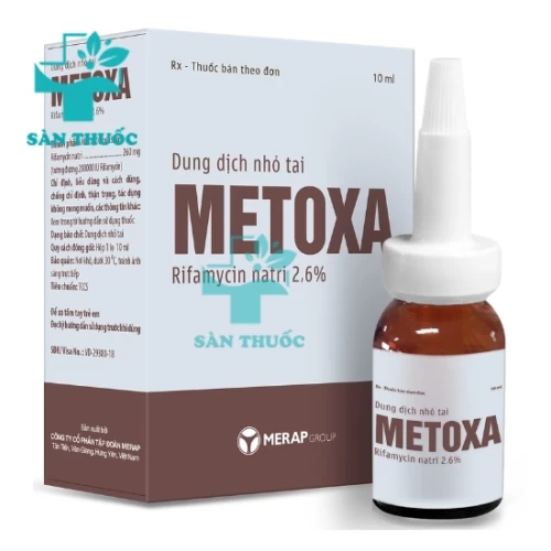 Metoxa Merap - Thuốc điều trị tại chỗ các bệnh nhiễm trùng tai