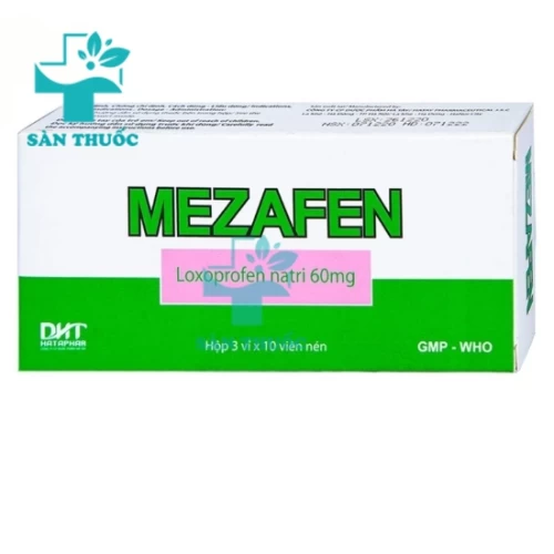 Mezafen 60mg - Thuốc kháng viêm, giảm đau hiệu quả của HATAPHAR