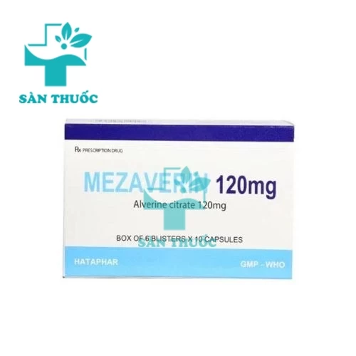 Mezaverin 120mg - Điều trị đau do rối loạn tiêu hóa của Hataphar