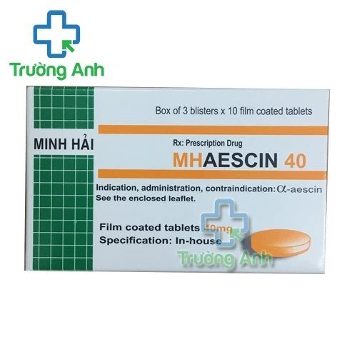 Aescin 40mg - Thuốc điều trị suy tĩnh mạch của Dược Minh Hải