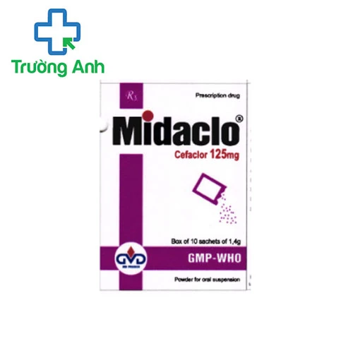 Midaclo 125 MD Pharco - Thuốc kháng sinh trị nhiễm khuẩn hiệu quả