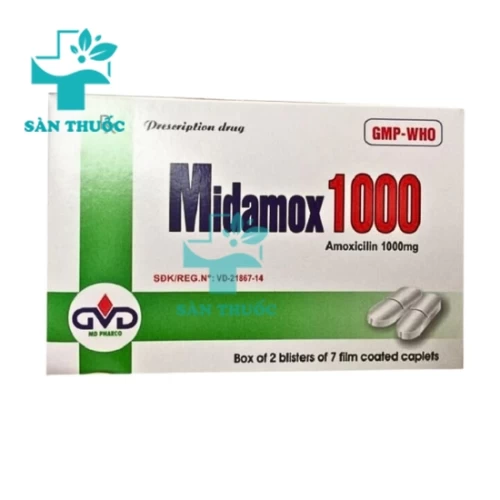 Midamox 1000 MD Pharco - Thuốc chống nhiễm khuẩn hiệu quả