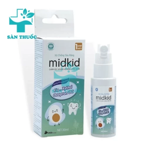 Midkid - Dung dịch xúc miệng ngừa sâu răng cho trẻ của DK Pharma