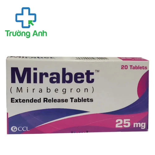 Mirabet 25mg - Thuốc điều trị bàng quang hoạt động quá mức