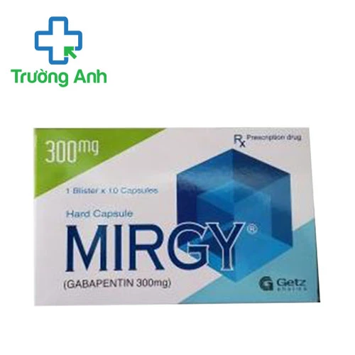 Mirgy 300mg Getz Pharma - Thuốc trị đau thần kinh, động kinh