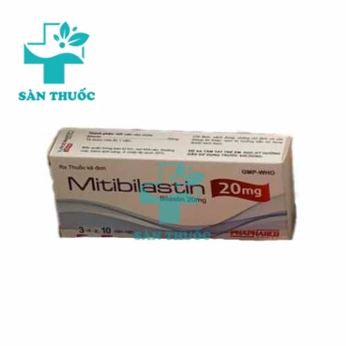 Mitibilastin 20mg Pharbaco - Thuốc điều trị viêm mũi dị ứng