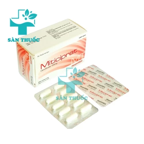 Miticiprat 100mg Phapharco - Thuốc trị tăng lipid máu hiệu quả