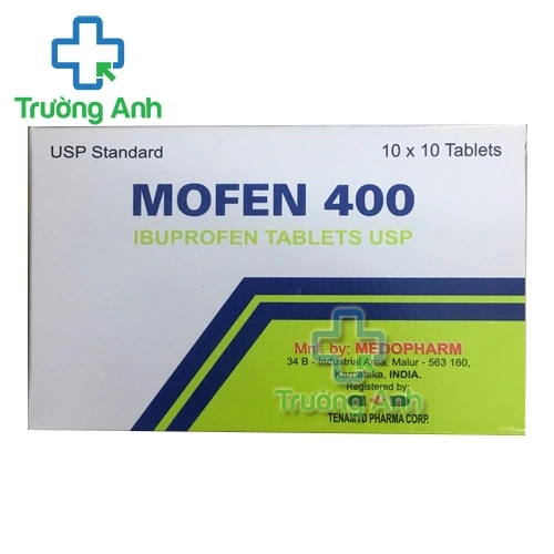 Mofen Tab.400mg - Thuốc giúp giảm đau hiệu quả của Ấn Độ